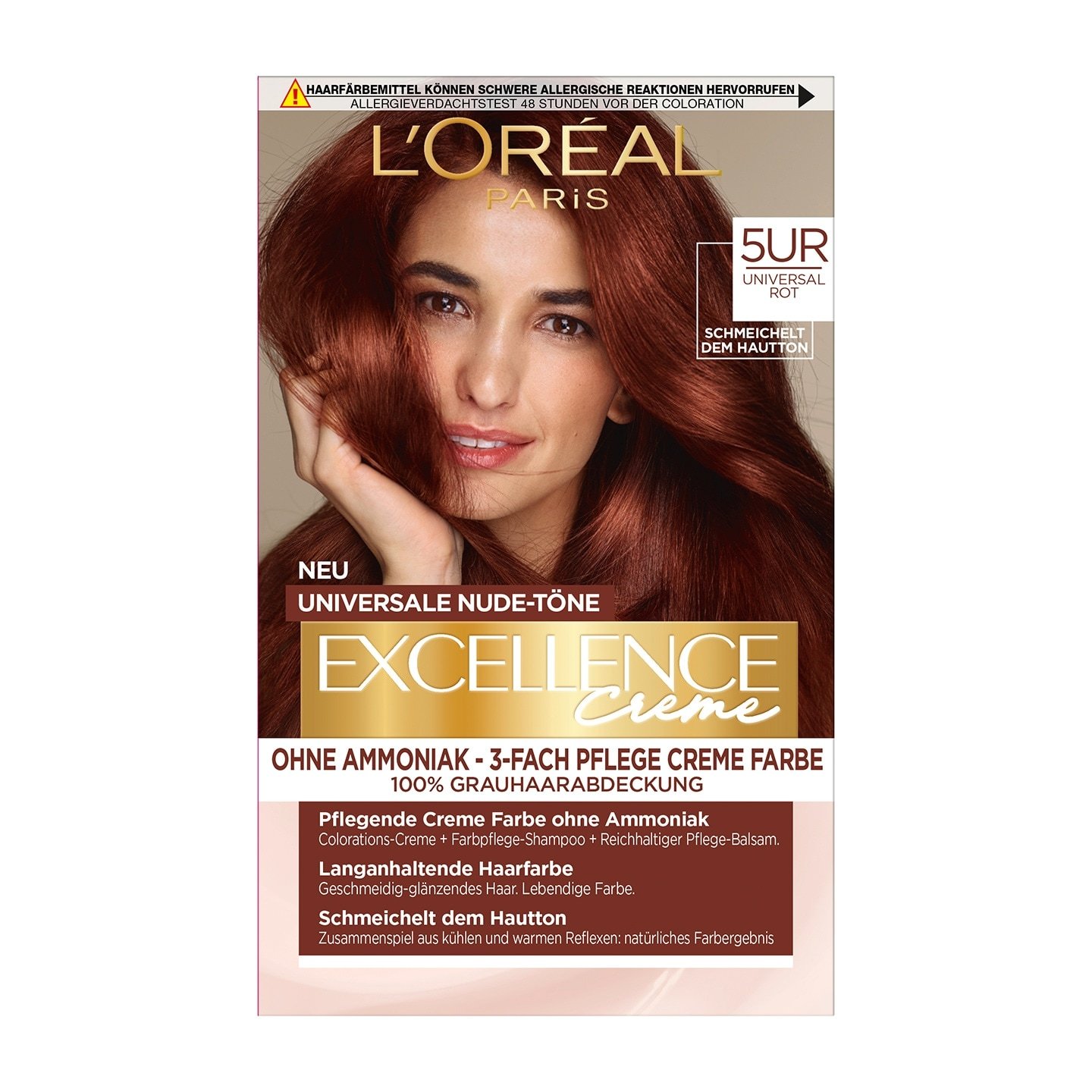 Excellence Universale Nude-Töne 5UC Red - Verpackung Details